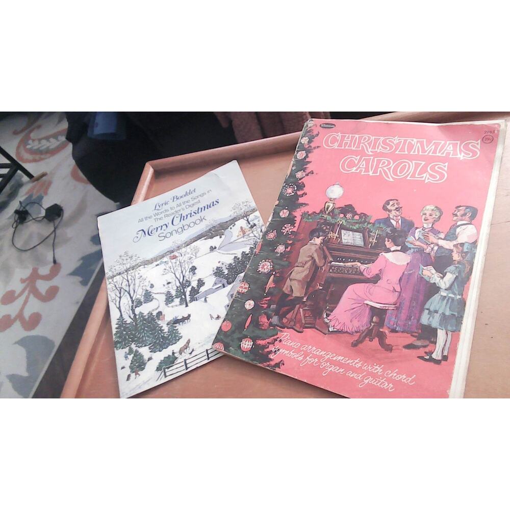 1957 WHITMAN CHRISTMAS CAROLS #2965 PIANO ORGAN GUITAR SHEET MUSIC BOOK 20 SONGS